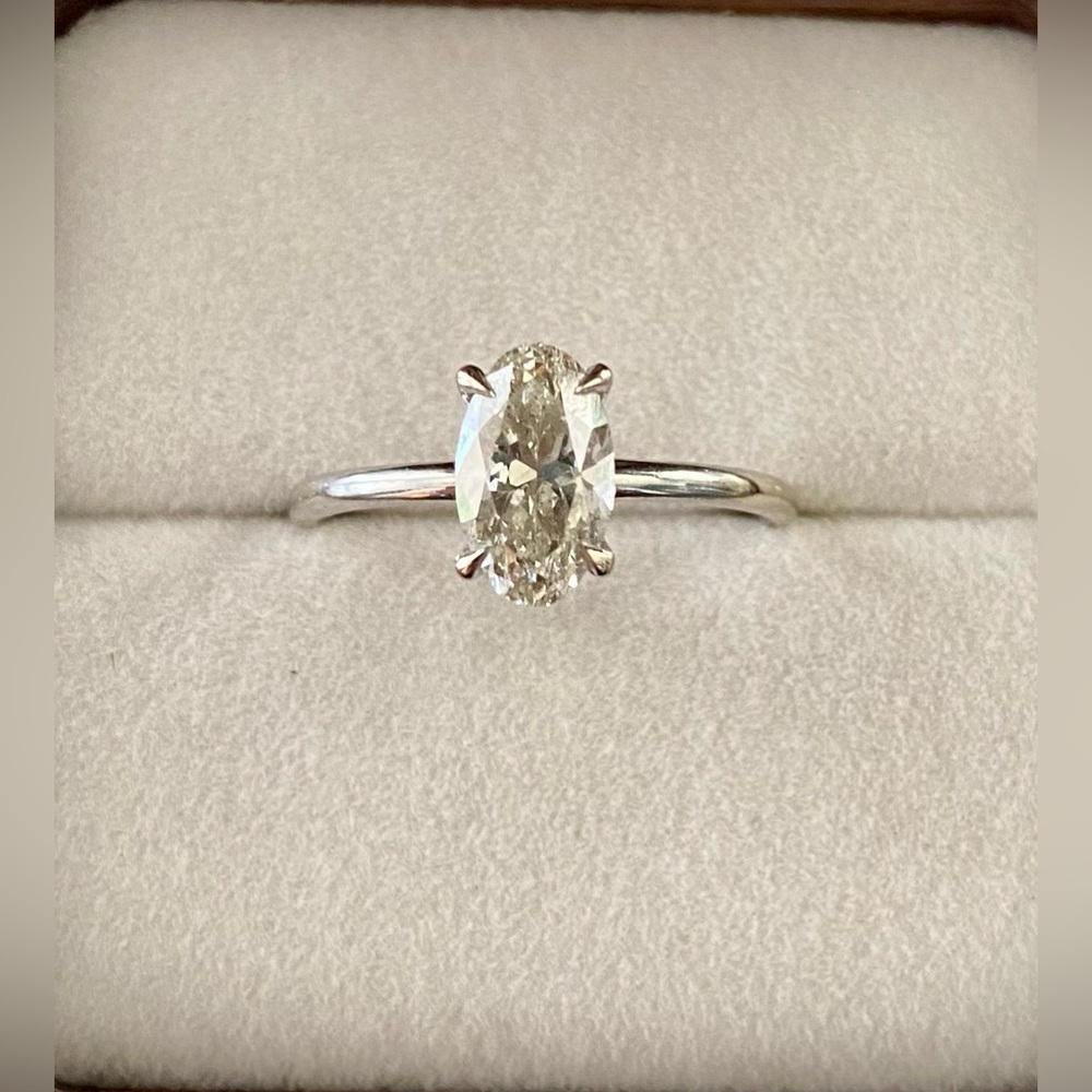 1.01 carat solitaire diamond ring